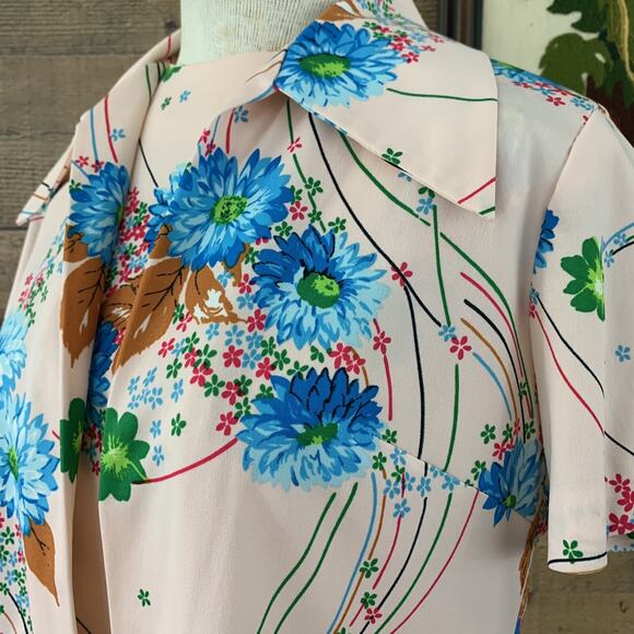 Vintage 1960s 1970s Bleeker Street Knit Jacket Matching Dress Set MOD Boho M/L - Picture 6 of 10